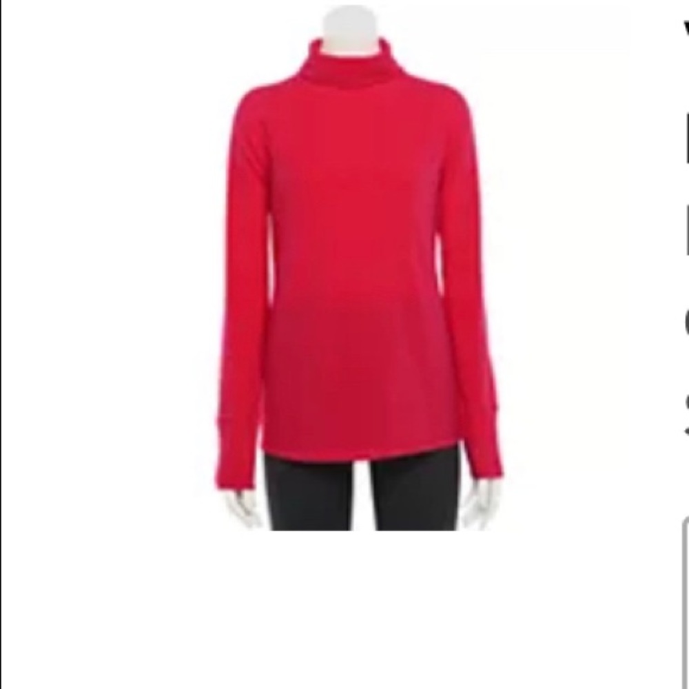 Women's Tek Gear® Lightweight Microfleece Turtleneck
LARGE, Chicago Red